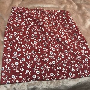 BOGO Hollister Red Floral Skirt